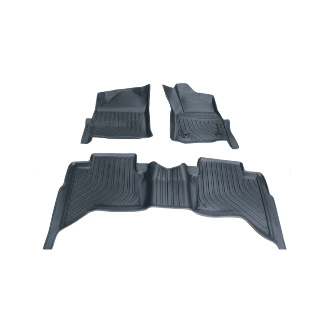 Toyota Hilux GD6 Auto Rubber Mats 2016-2025 (Non-OEM) - Platinum Auto Cafe