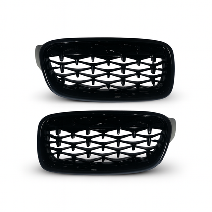 BMW F30 Diamond Kidney Grilles (Non-OEM)